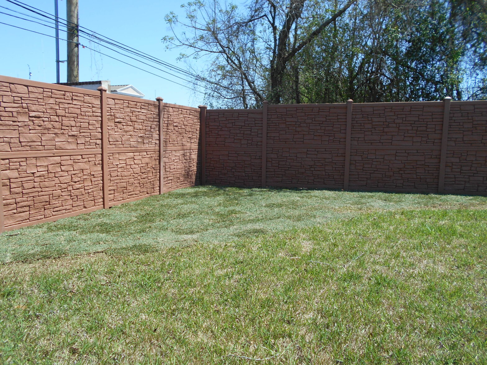 Photo of a specialty fence from a Texas fence company