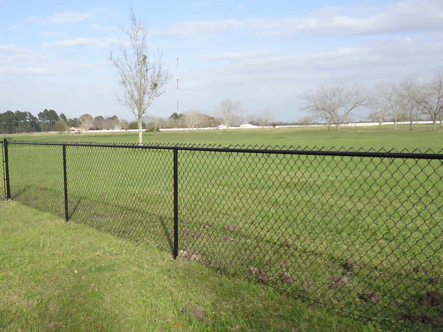 Photo of a Southwest Houston chain link fence
